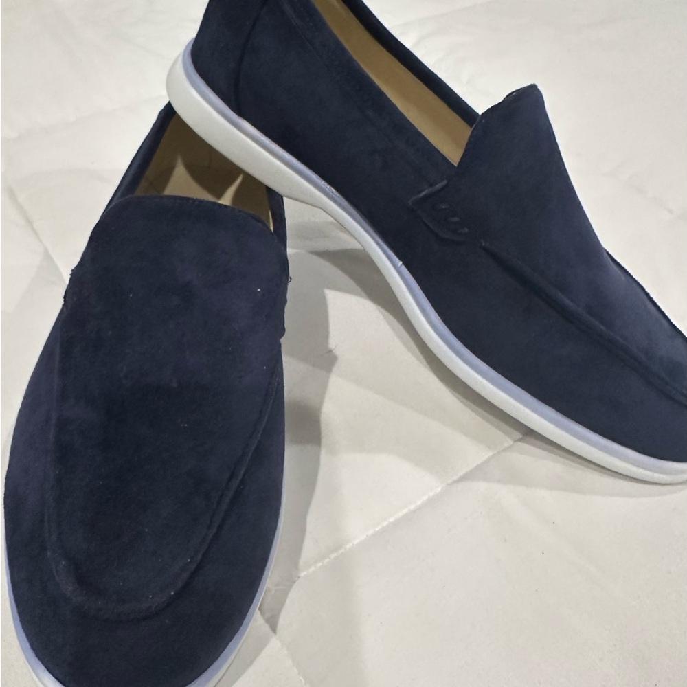 Men's Navy Loafers